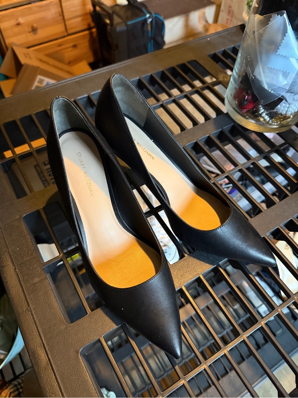Black stuart weitzman heels
